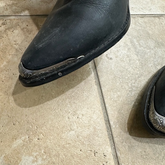 Western style booties with metal details. #western - Picture 5 of 6